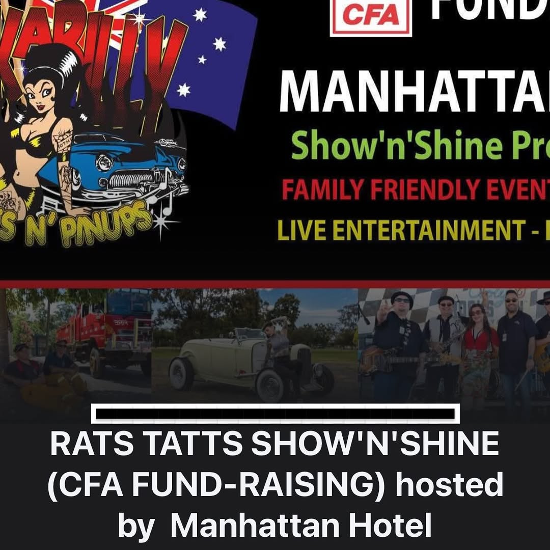 Rats Tatts Show'n'Shine — Classic/Muscle car meet in Melbourne, VIC on Saturday 24 January 2026