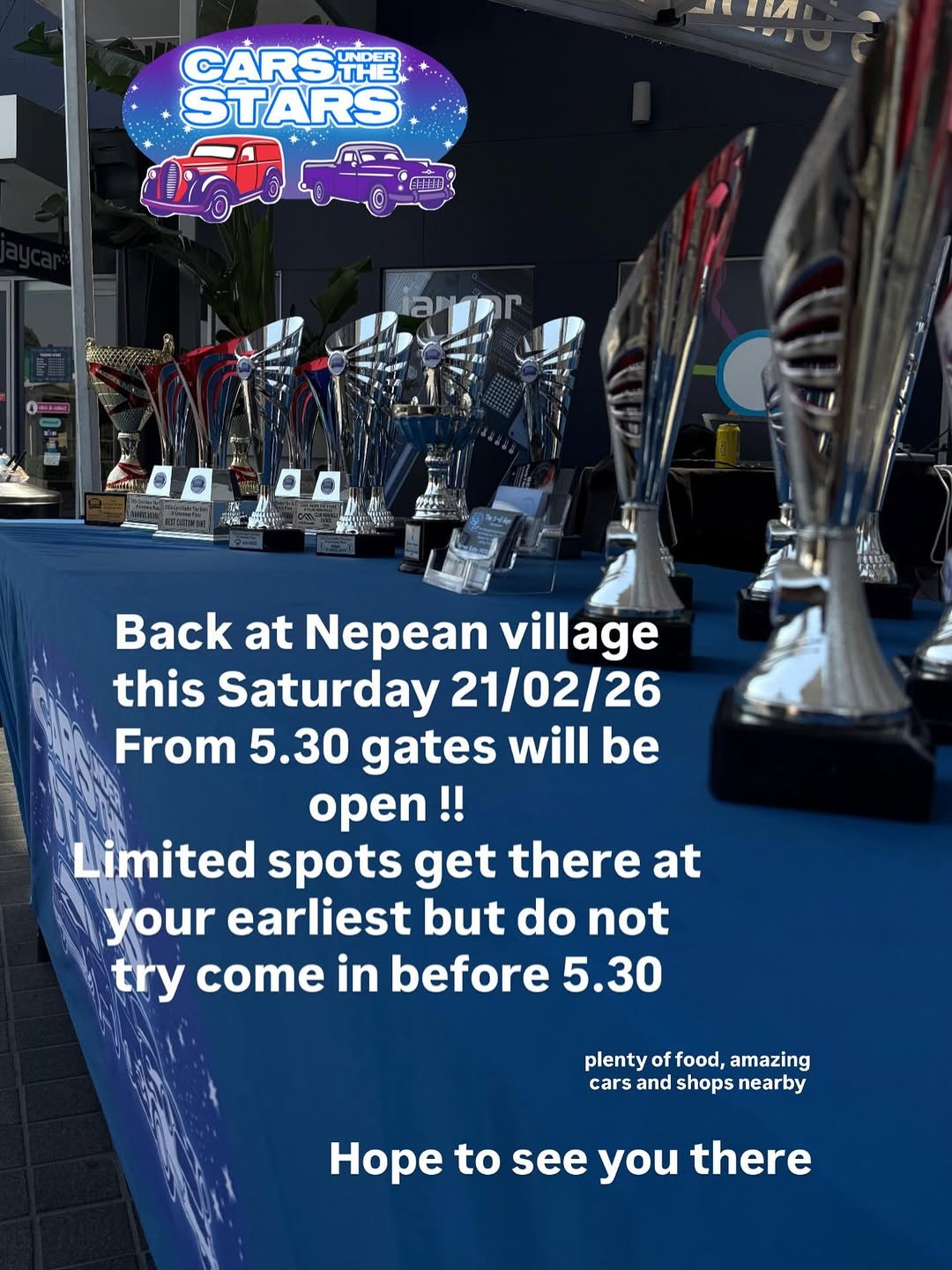 Cars Under The Stars — car meet in Sydney, NSW on Saturday 21 February 2026