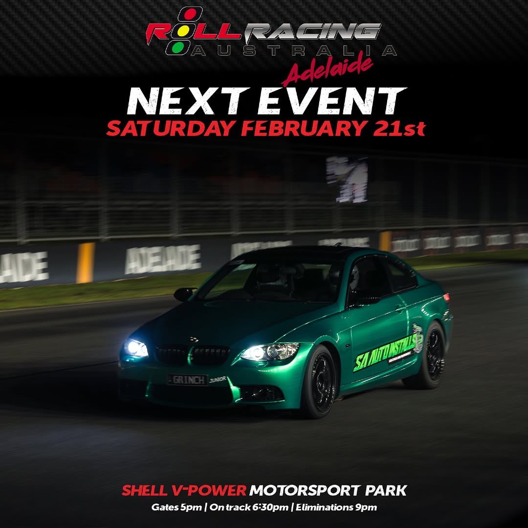 Roll Racing Adelaide 66 — JDM/Muscle track day in Adelaide, SA on Saturday 21 February 2026