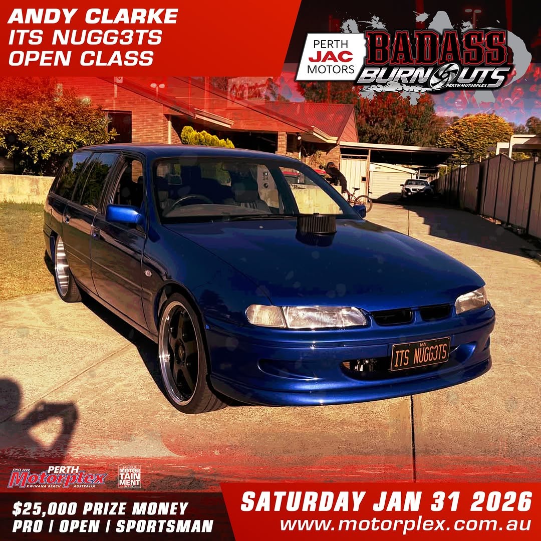 Perth JAC Motors BADASS BURNOUTS — Muscle spectator event in Perth, WA on Saturday 31 January 2026