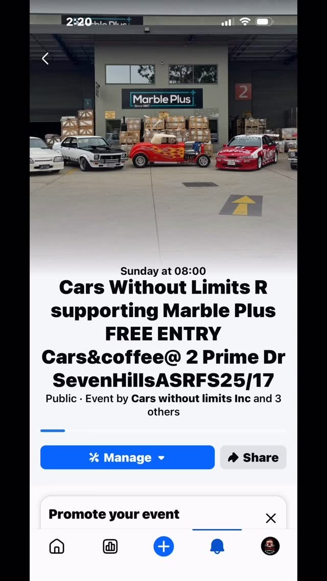 Cars Without Limits Cars & Coffee — Classic/JDM car meet in Sydney, NSW on Sunday 1 February 2026