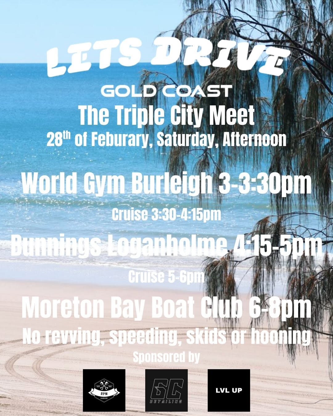 The Triple City Meet — JDM car meet in Gold Coast, QLD on Saturday 28 February 2026