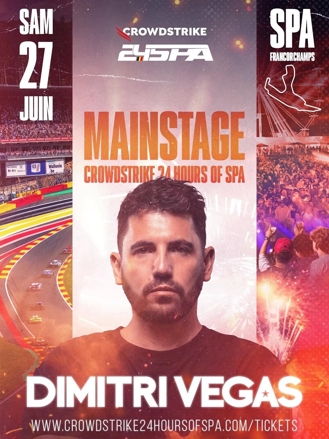 CrowdStrike 24 Hours of Spa flyer — International