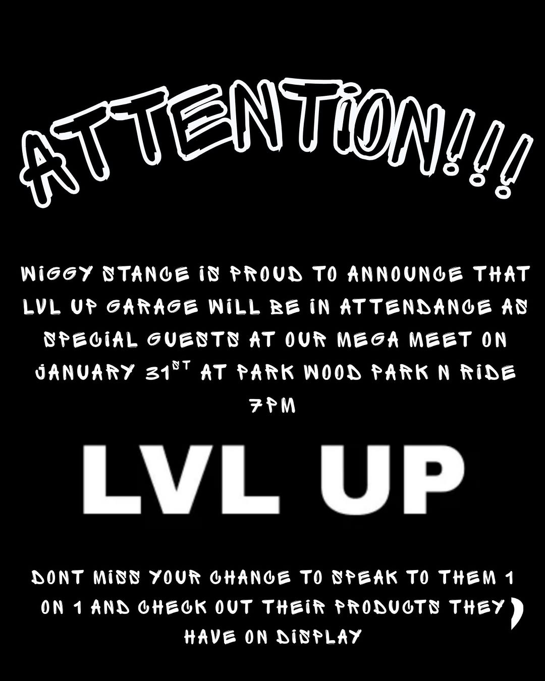 Wiggy Stance Mega Meet — Stance car meet in Brisbane, QLD on Saturday 31 January 2026