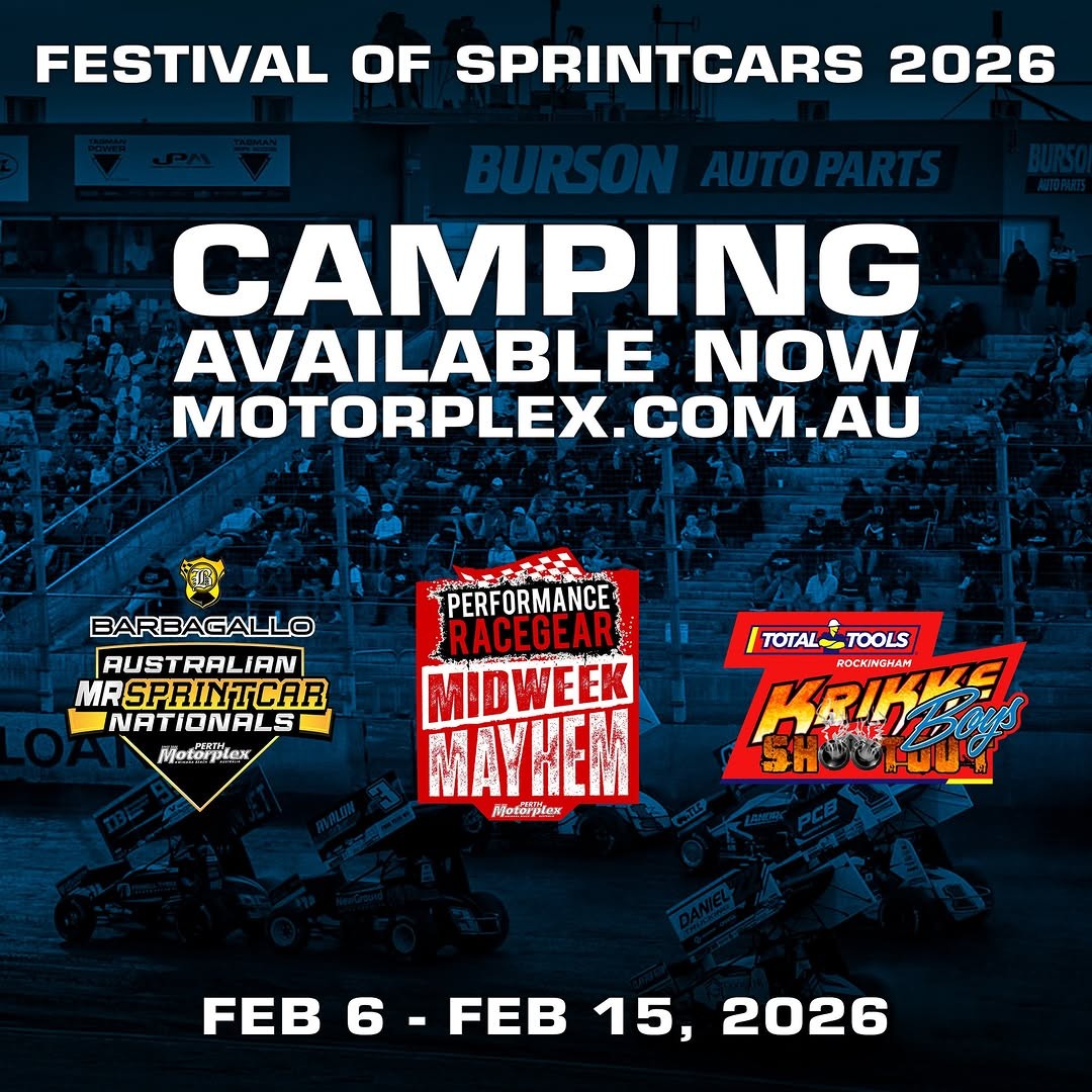 Festival of Sprintcars 2026 — spectator event in Perth, WA on Friday 6 February 2026