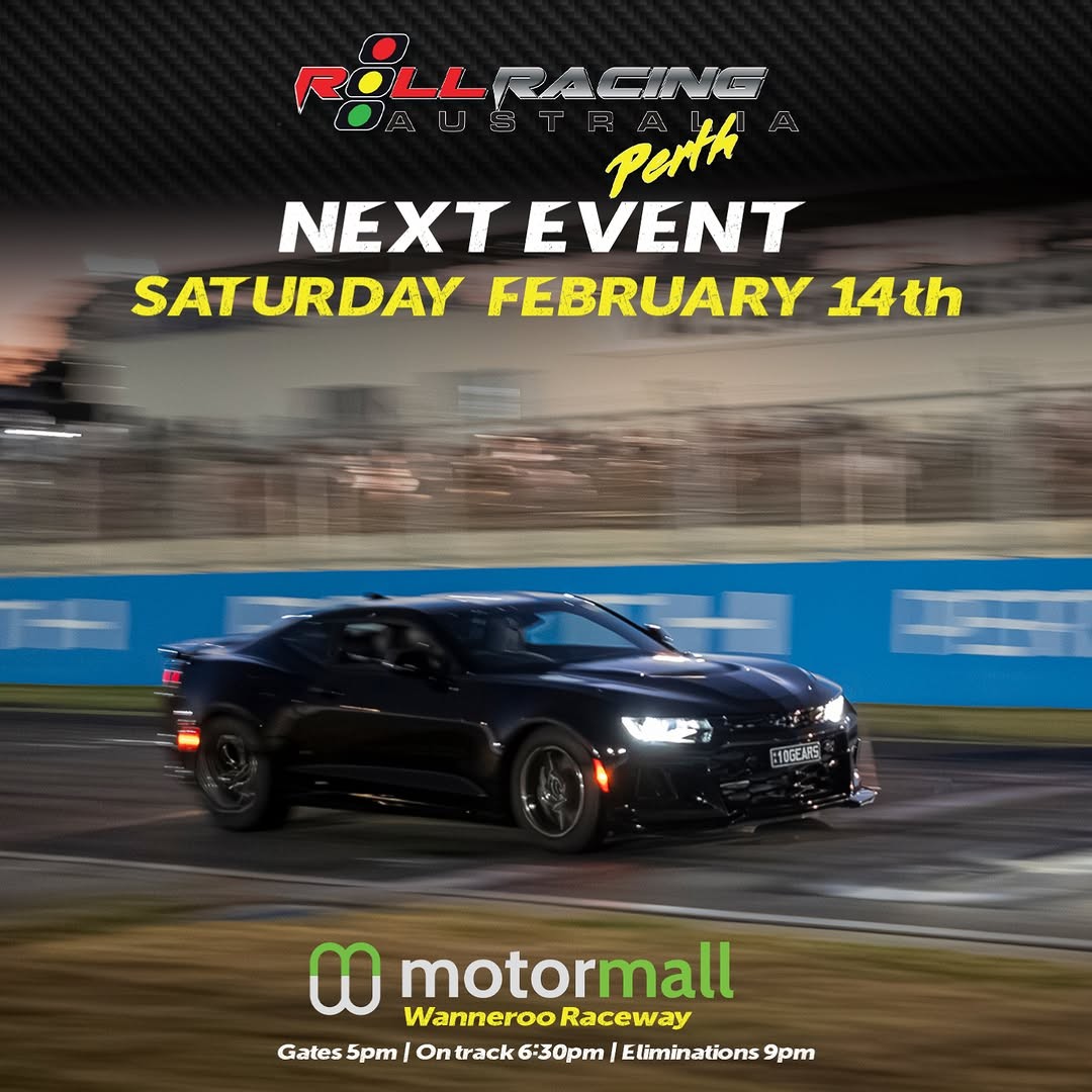 Roll Racing Australia Perth - Next Event — Euro/JDM track day in Perth, WA on Saturday 14 February 2026