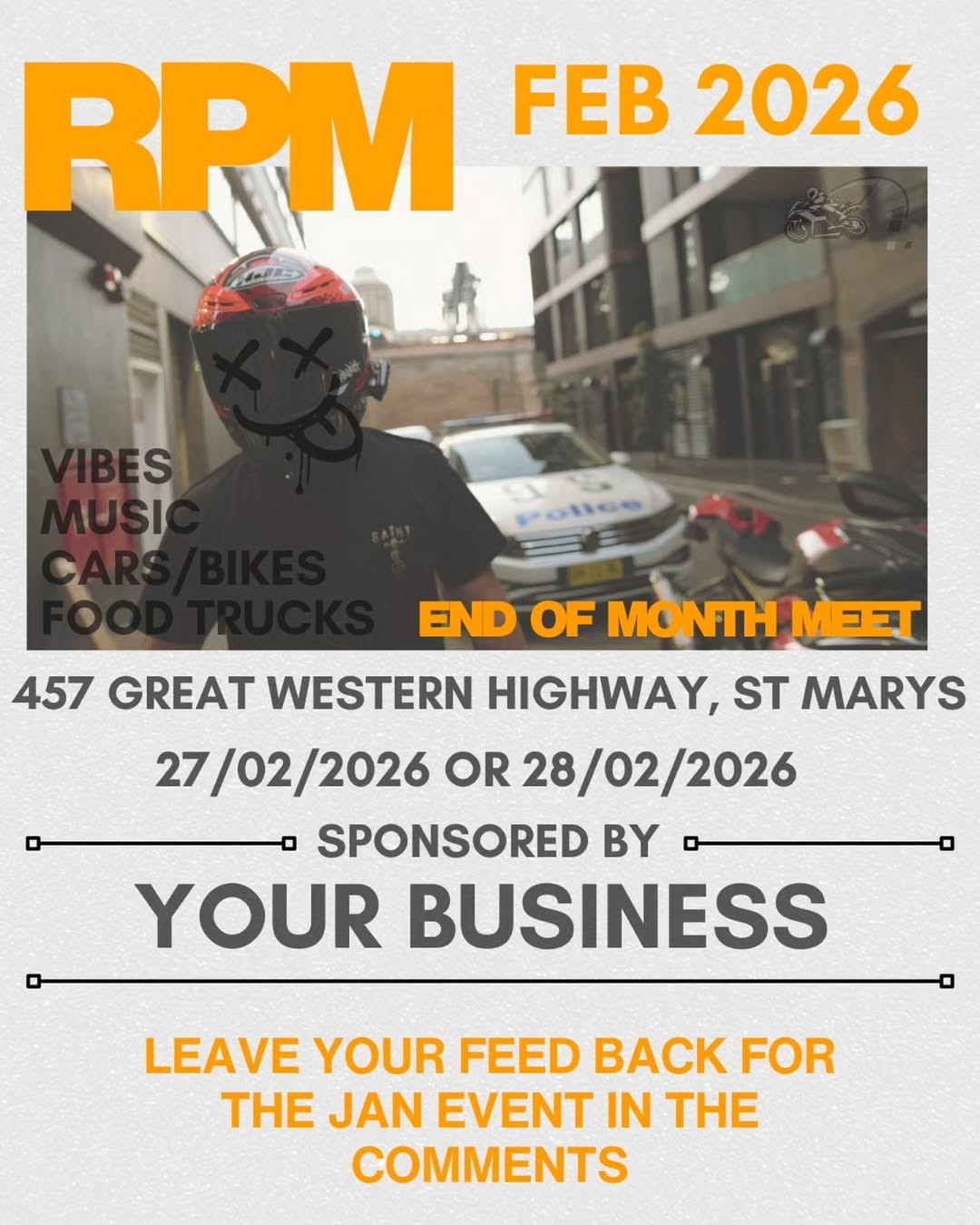 RPM End of Month Meet — car meet in Sydney, NSW on Friday 27 February 2026