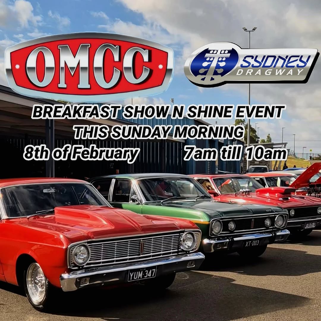 OMCC Breakfast Show n Shine — Classic/Muscle car meet in Sydney, NSW on Sunday 8 February 2026