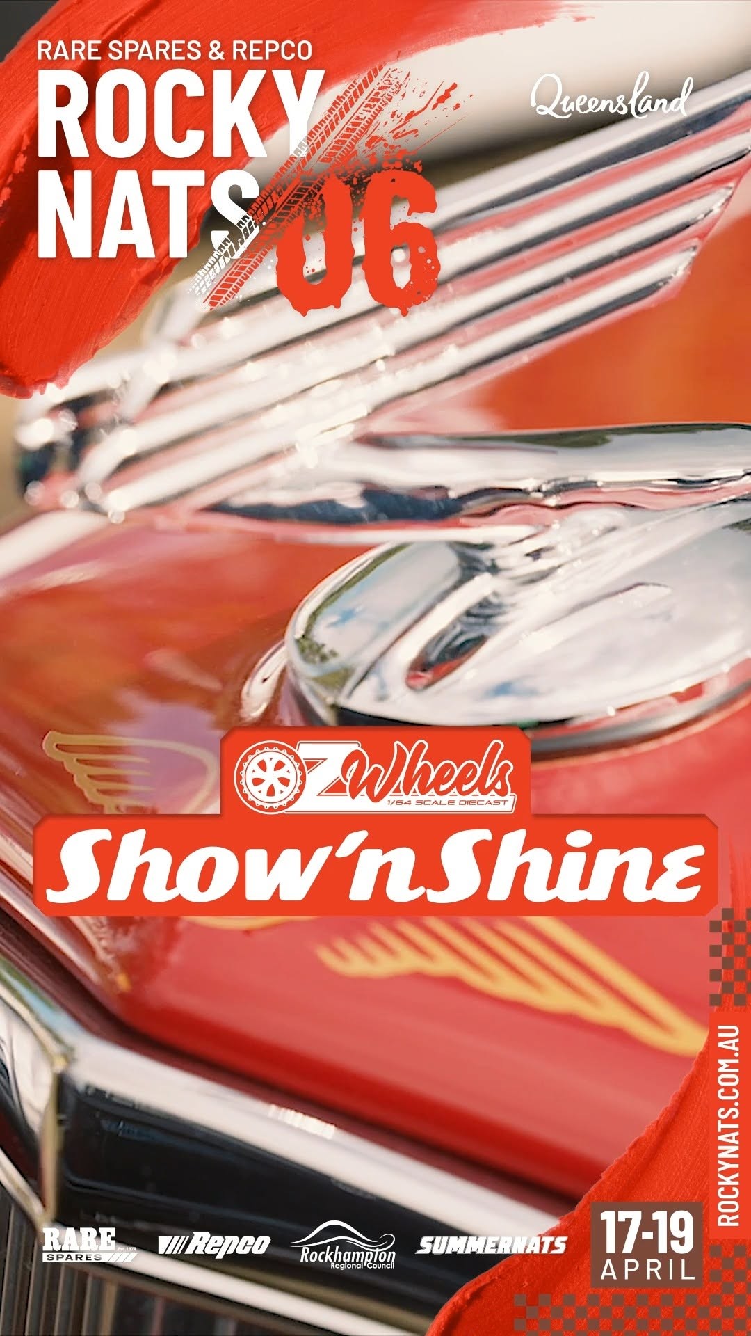 Rocky Nats 06 — Muscle/Classic spectator event in Brisbane, QLD on Friday 17 April 2026