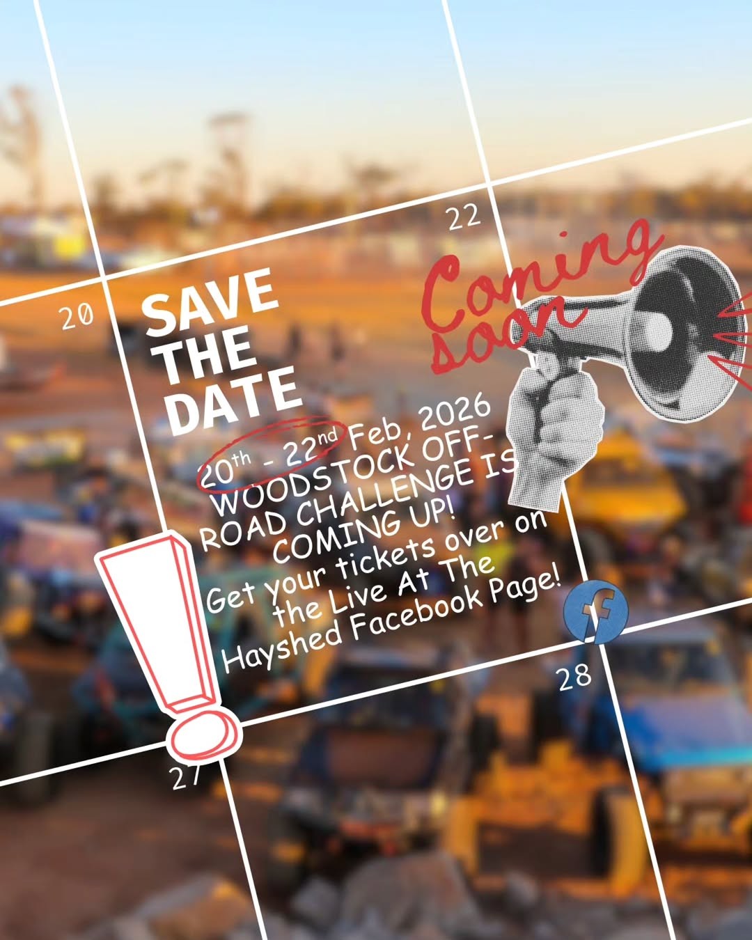 Woodstock Offroad Challenge — 4x4 spectator event in Perth, WA on Friday 20 February 2026