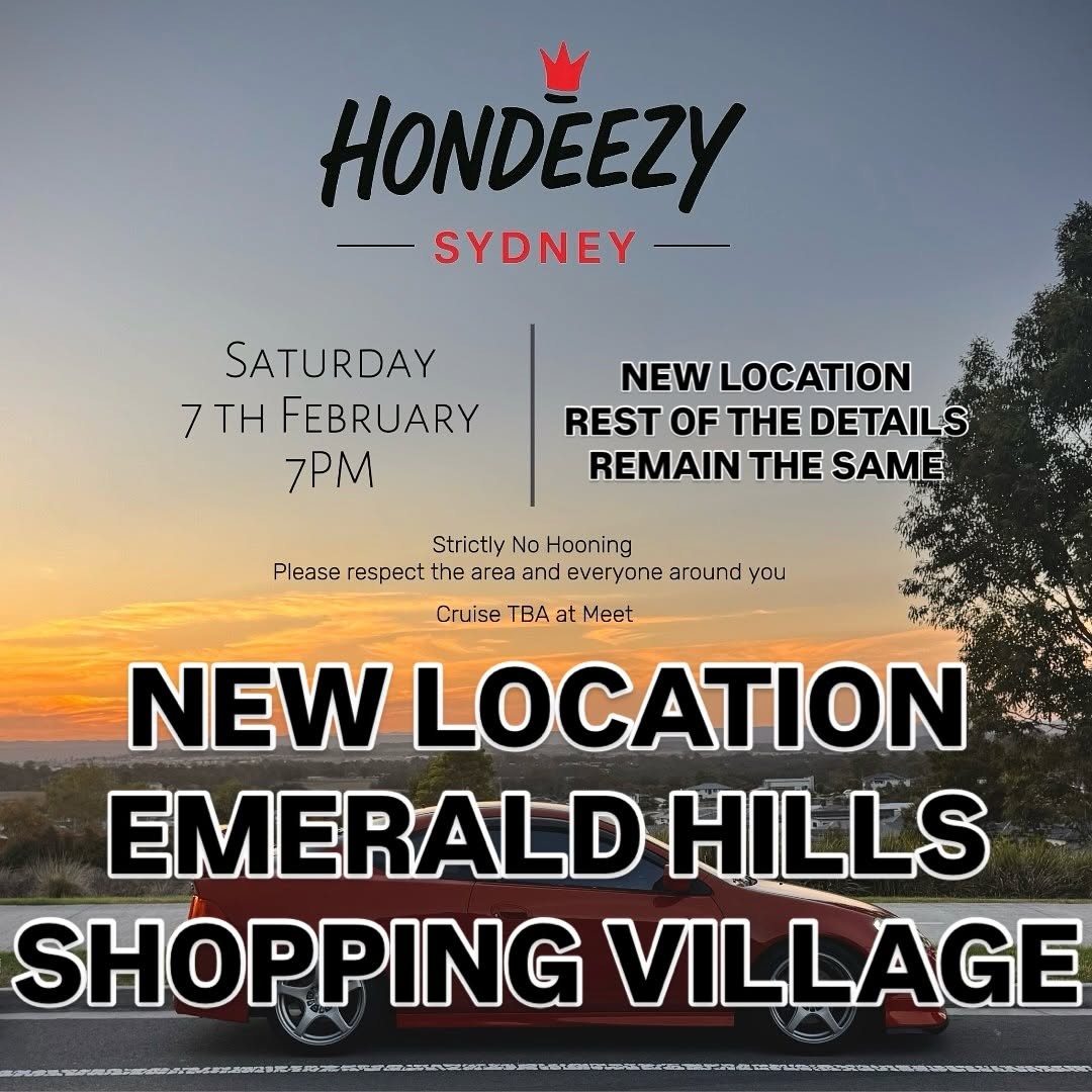 Hondeezy Sydney Meet — JDM car meet in Sydney, NSW on Saturday 7 February 2026