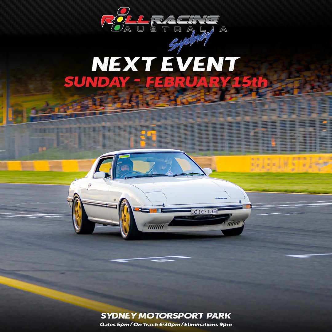 Roll Racing Sydney — track day in Sydney, NSW on Sunday 15 February 2026