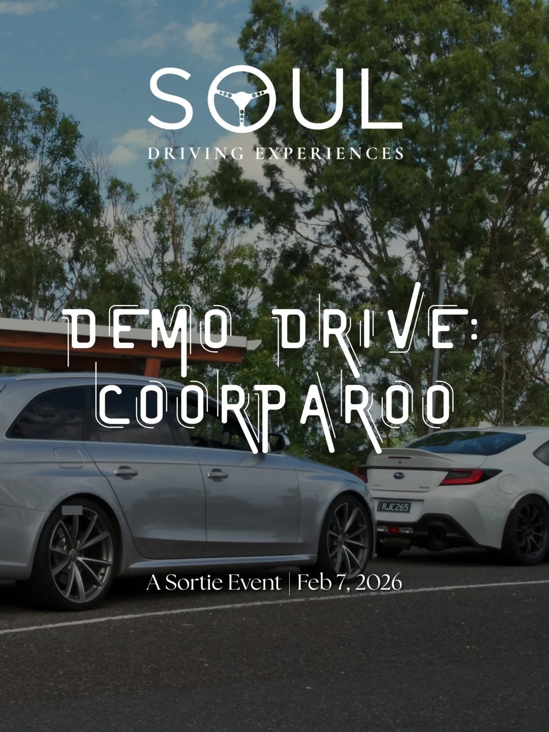 Demo Drive: Coorparoo — car meet in Brisbane, QLD on Saturday 7 February 2026