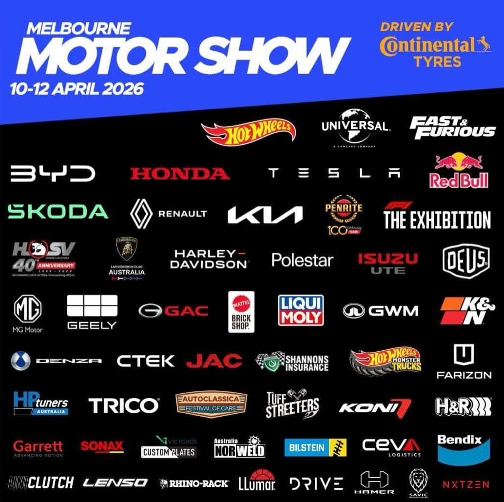 Melbourne Motor Show — Stance/Muscle spectator event in Melbourne, VIC on Friday 10 April 2026