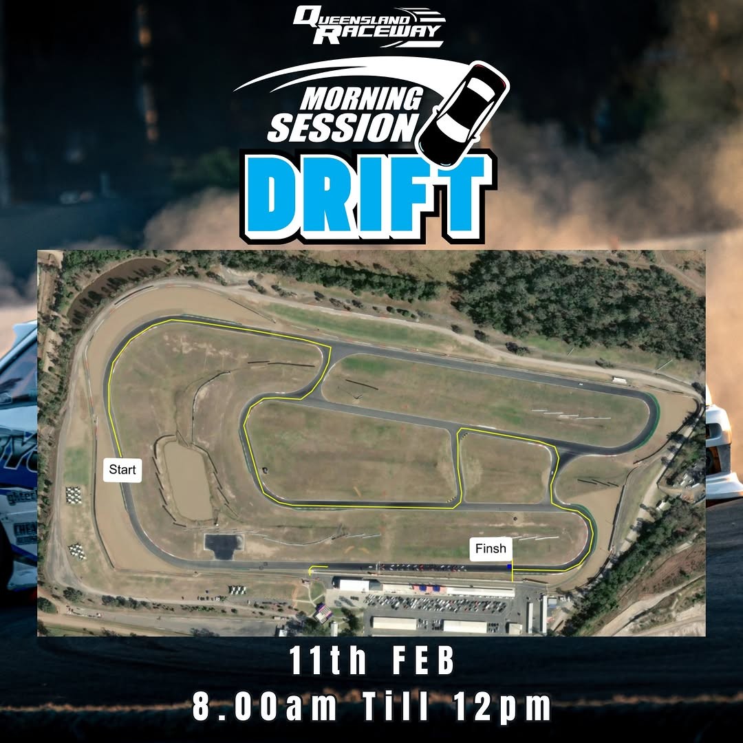 Morning Session Drift — JDM track day in Brisbane, QLD on Wednesday 11 February 2026