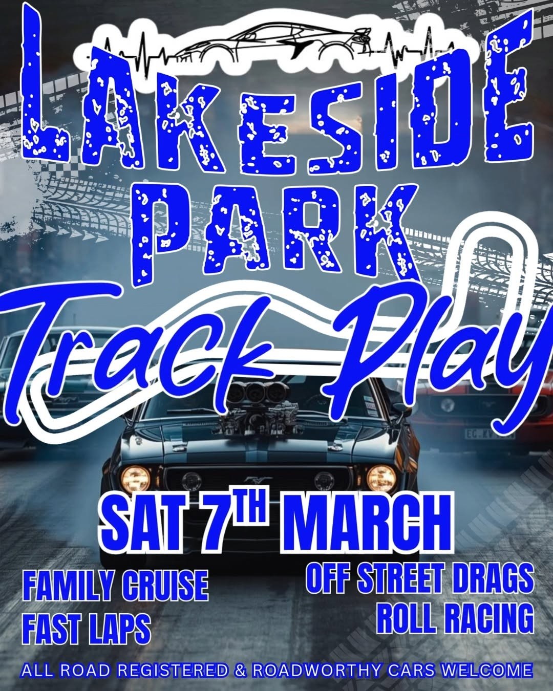 Lakeside Park Track Play — Muscle track day in Brisbane, QLD on Saturday 7 March 2026