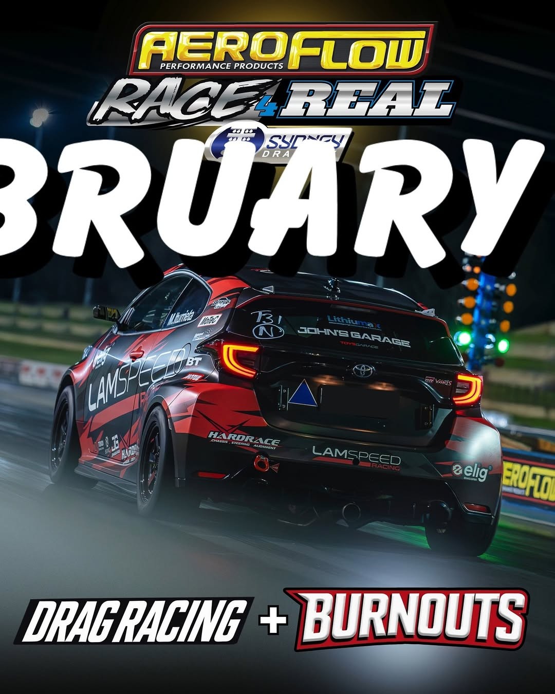 Aeroflow Race 4 Real — Muscle track day in Sydney, NSW on Wednesday 11 February 2026