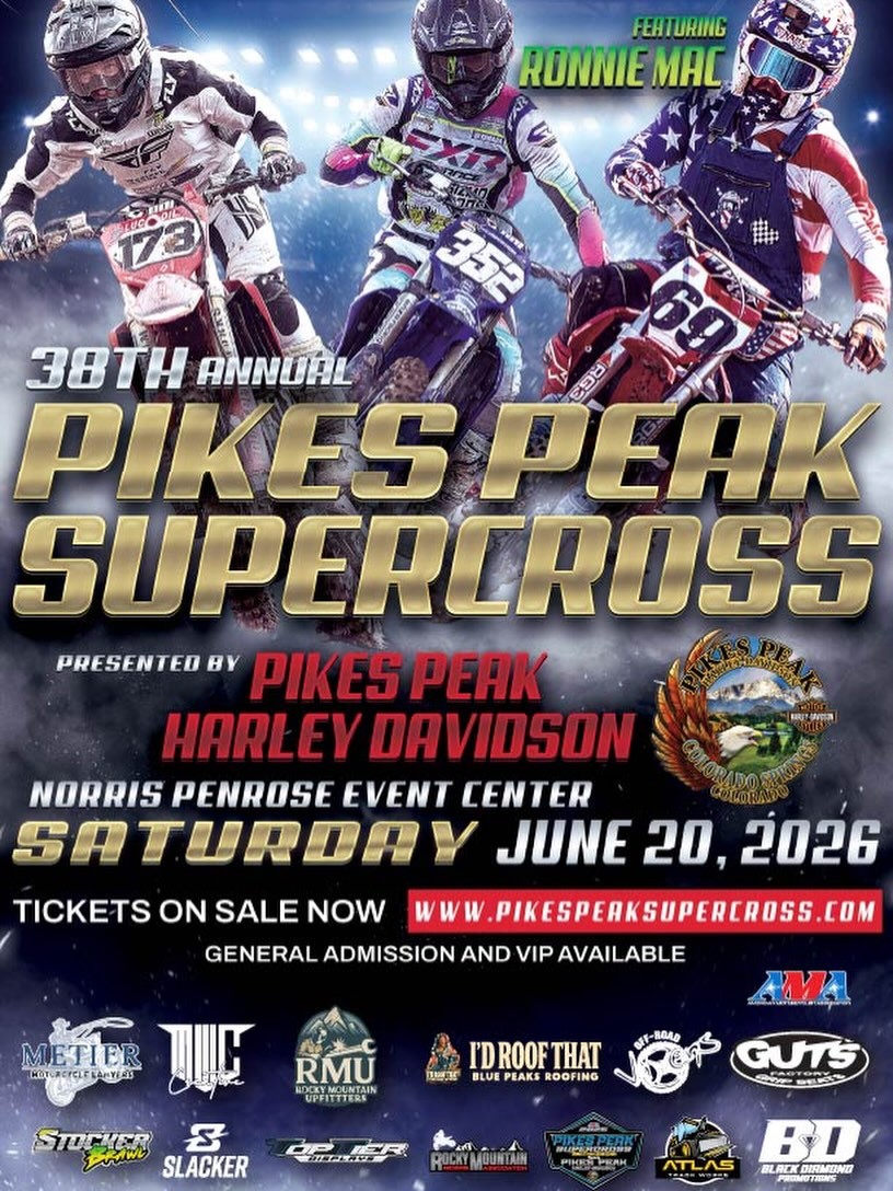38th Annual Pikes Peak Supercross — 4x4 spectator event in International on Saturday 20 June 2026