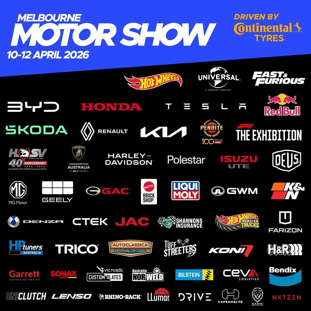 Melbourne Motor Show — spectator event in Melbourne, VIC on Friday 10 April 2026