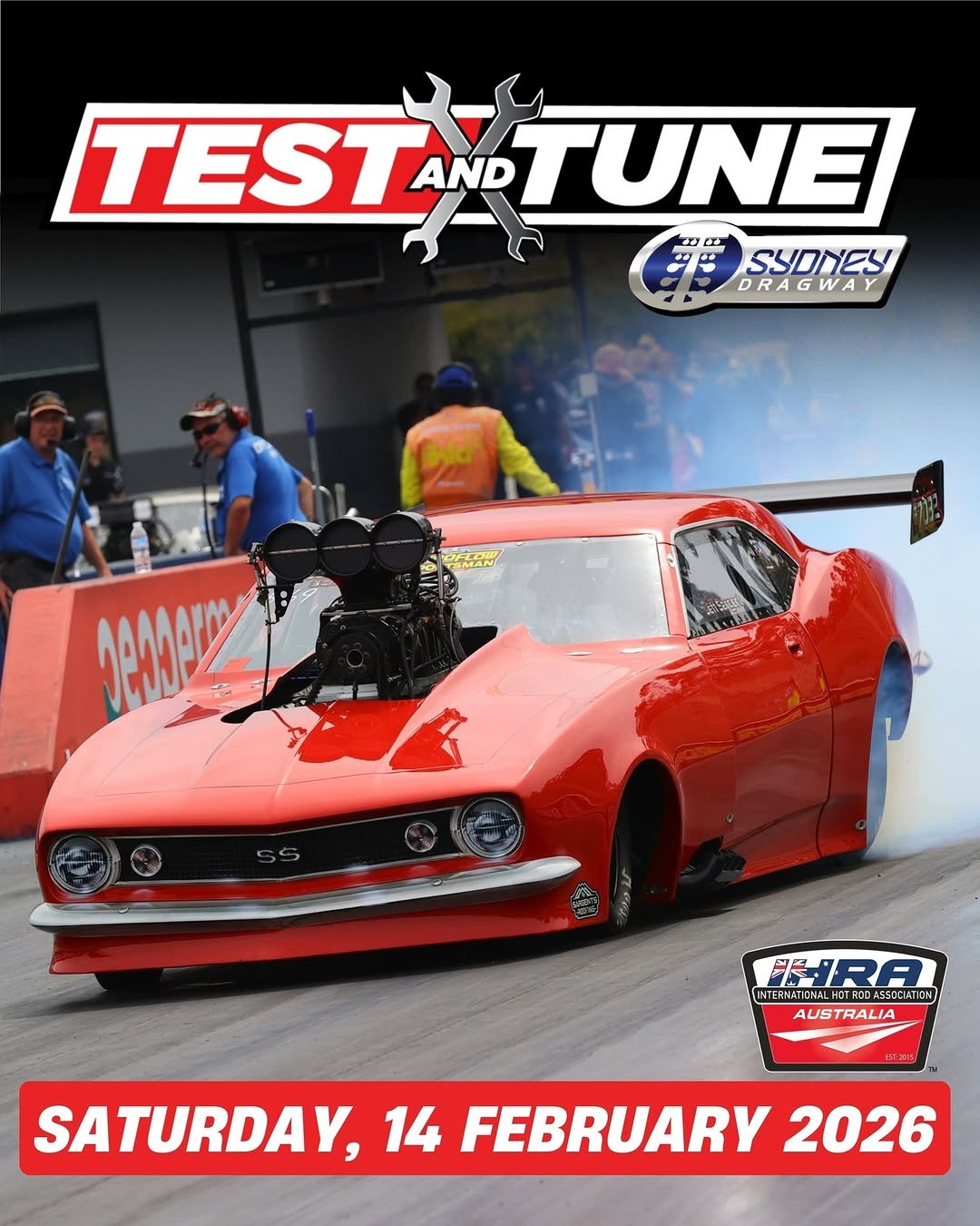 Test and Tune — Muscle track day in Sydney, NSW on Saturday 14 February 2026