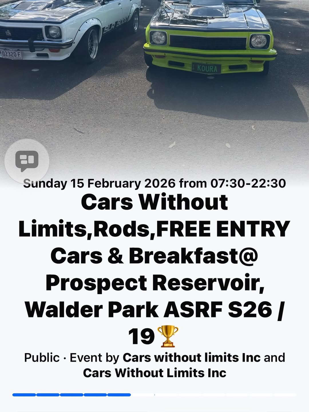 Cars Without Limits, Rods, Cars & Breakfast — Classic/Euro car meet in Sydney, NSW on Sunday 15 February 2026