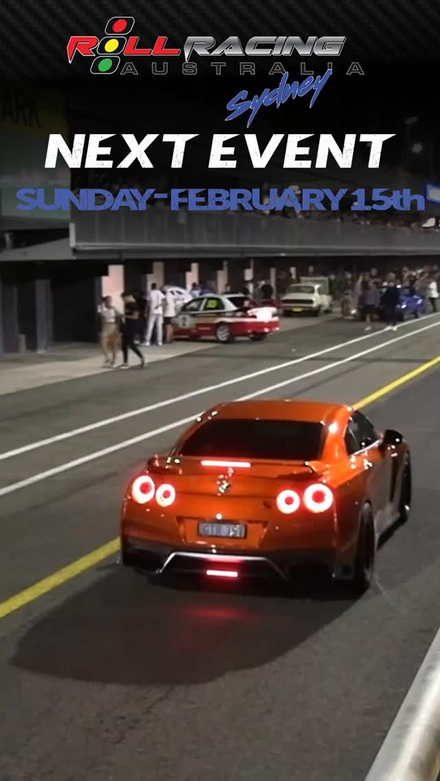 Roll Racing Sydney - Next Event — JDM/Muscle track day in Sydney, NSW on Sunday 15 February 2026