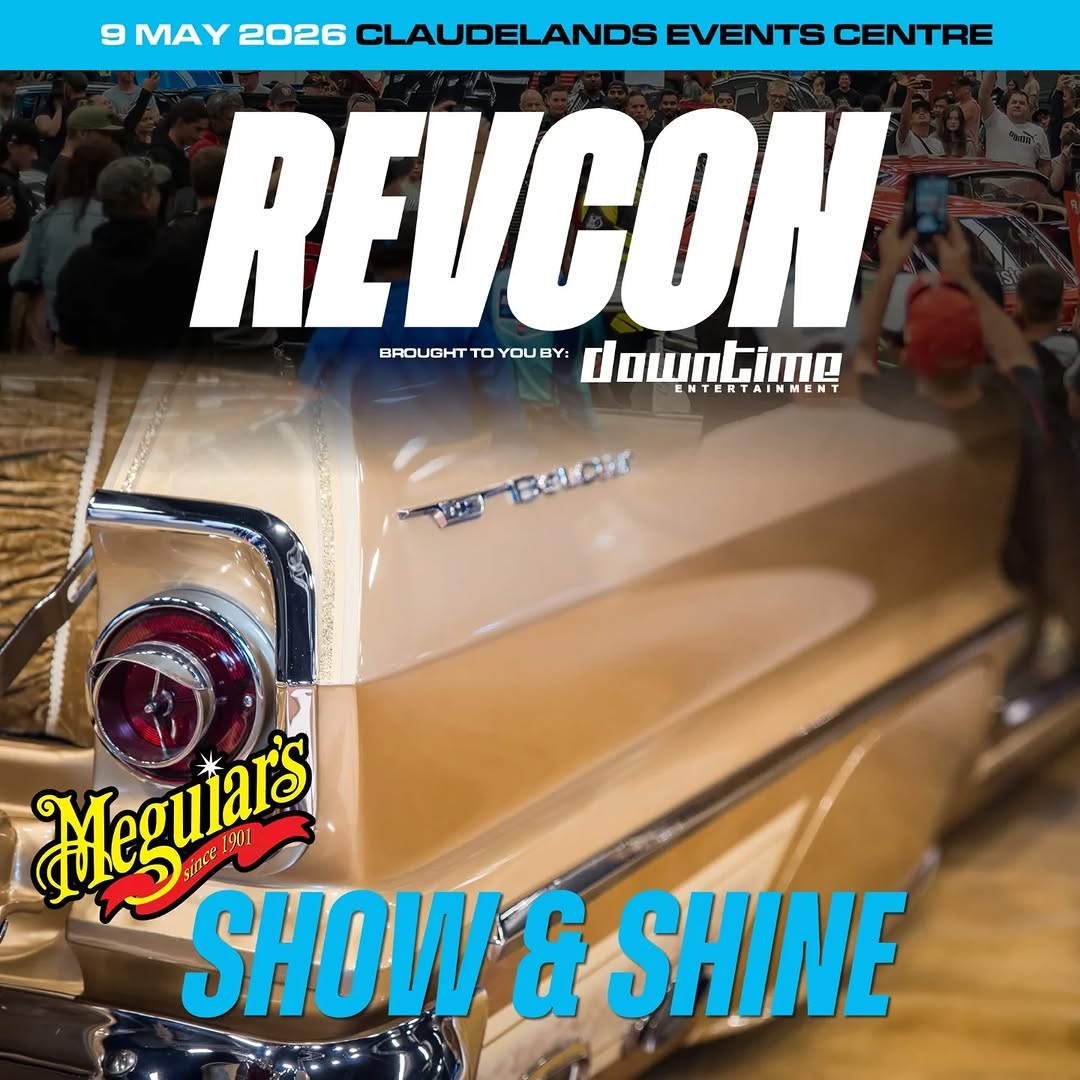 REVCON — Muscle/JDM spectator event in International on Saturday 9 May 2026