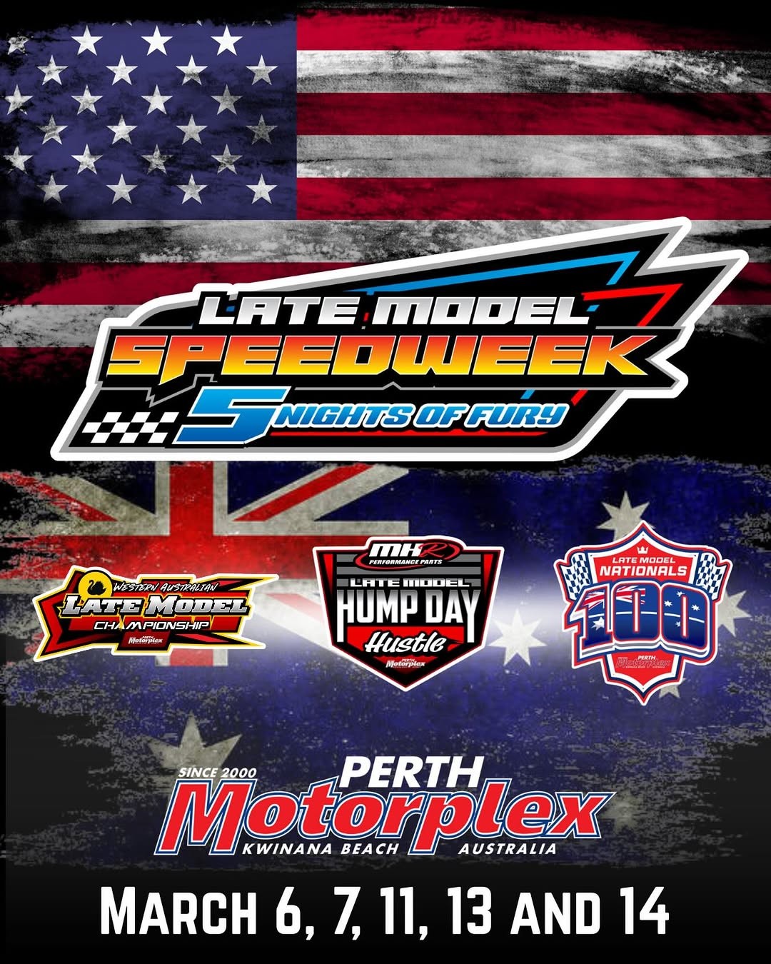 Late Model Speedweek 7: 5 Nights of Fury — Muscle spectator event in Perth, WA on Friday 6 March 2026