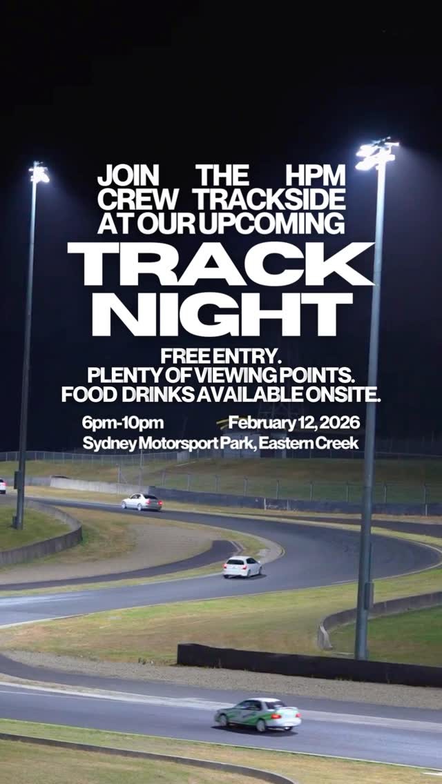 Track Night — spectator event in Sydney, NSW on Thursday 12 February 2026
