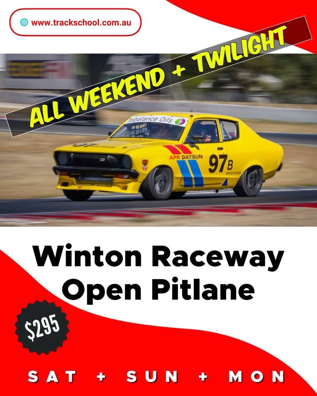 Winton Raceway Open Pitlane — track day in Melbourne, VIC on Saturday 14 February 2026