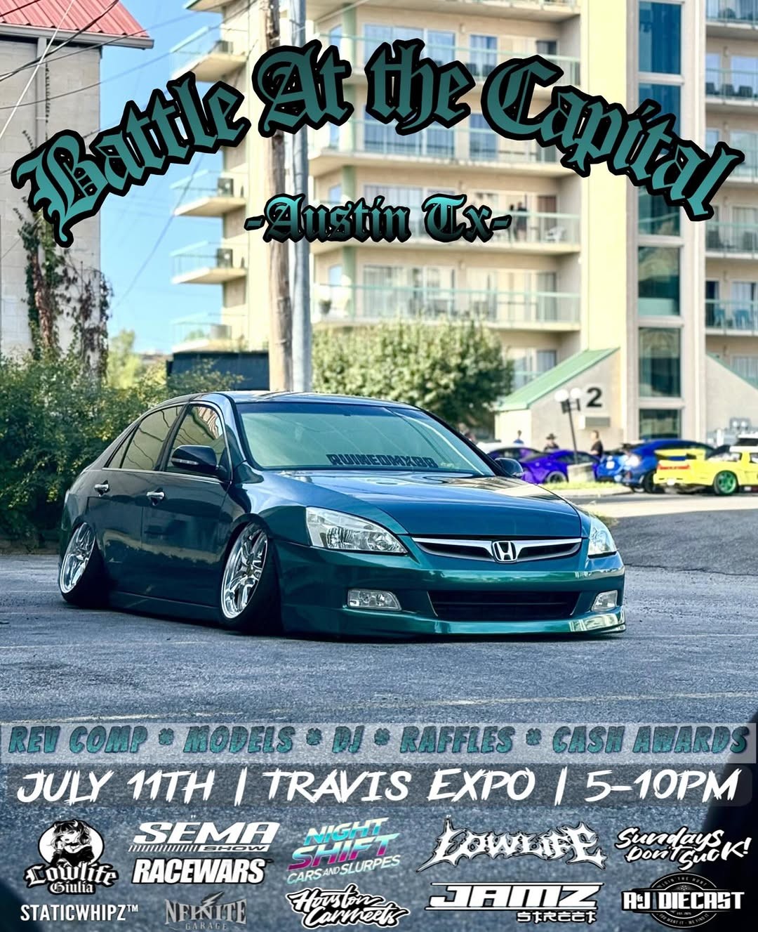 Battle At the Capital — Stance spectator event in International on Saturday 11 July 2026