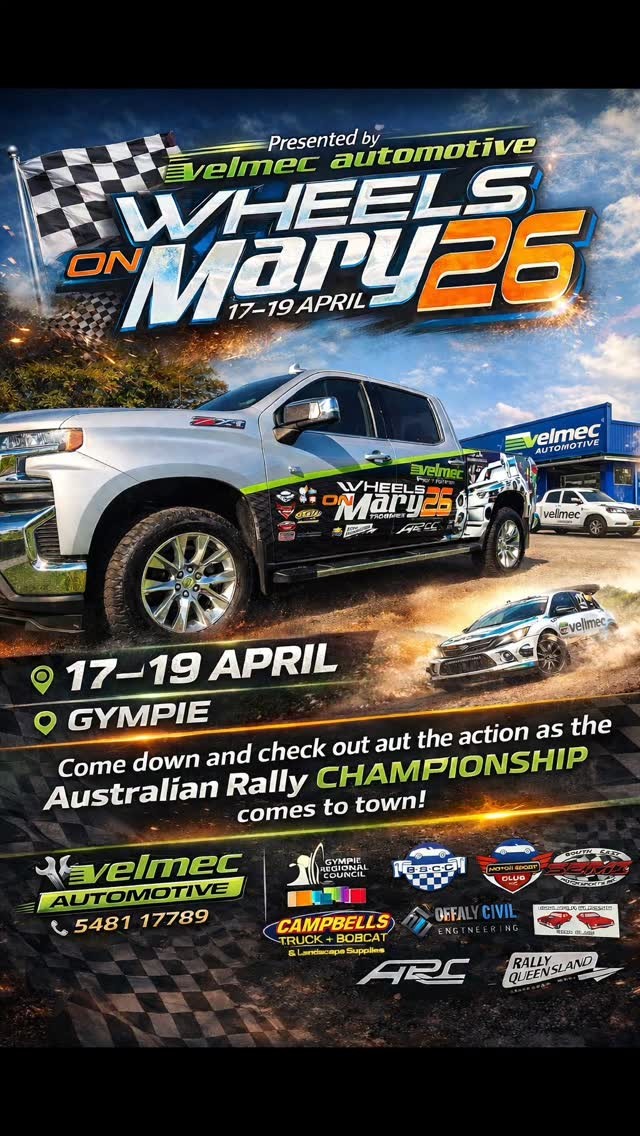 Wheels on Mary 26 — spectator event in Brisbane, QLD on Friday 17 April 2026