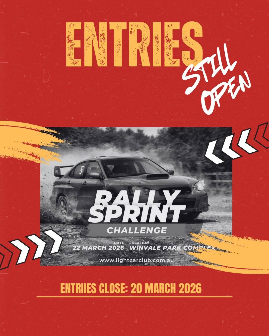 Rally Sprint Challenge — JDM track day in Perth, WA on Sunday 22 March 2026