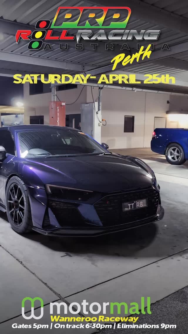 PRP Roll Racing Australia Perth — JDM/Muscle track day in Perth, WA on Saturday 25 April 2026
