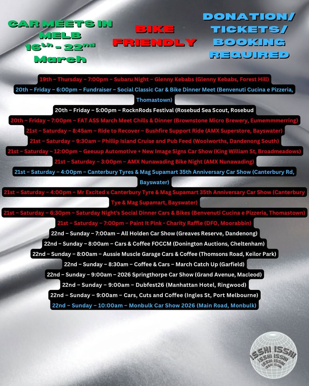 RocknRods Festival — Classic/Muscle spectator event in Melbourne, VIC on Friday 20 March 2026