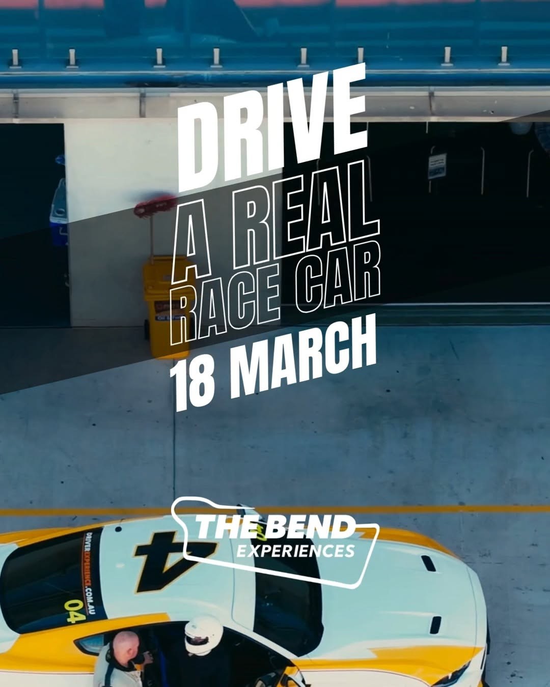 Drive a Real Race Car — Muscle track day in Adelaide, SA on Wednesday 18 March 2026
