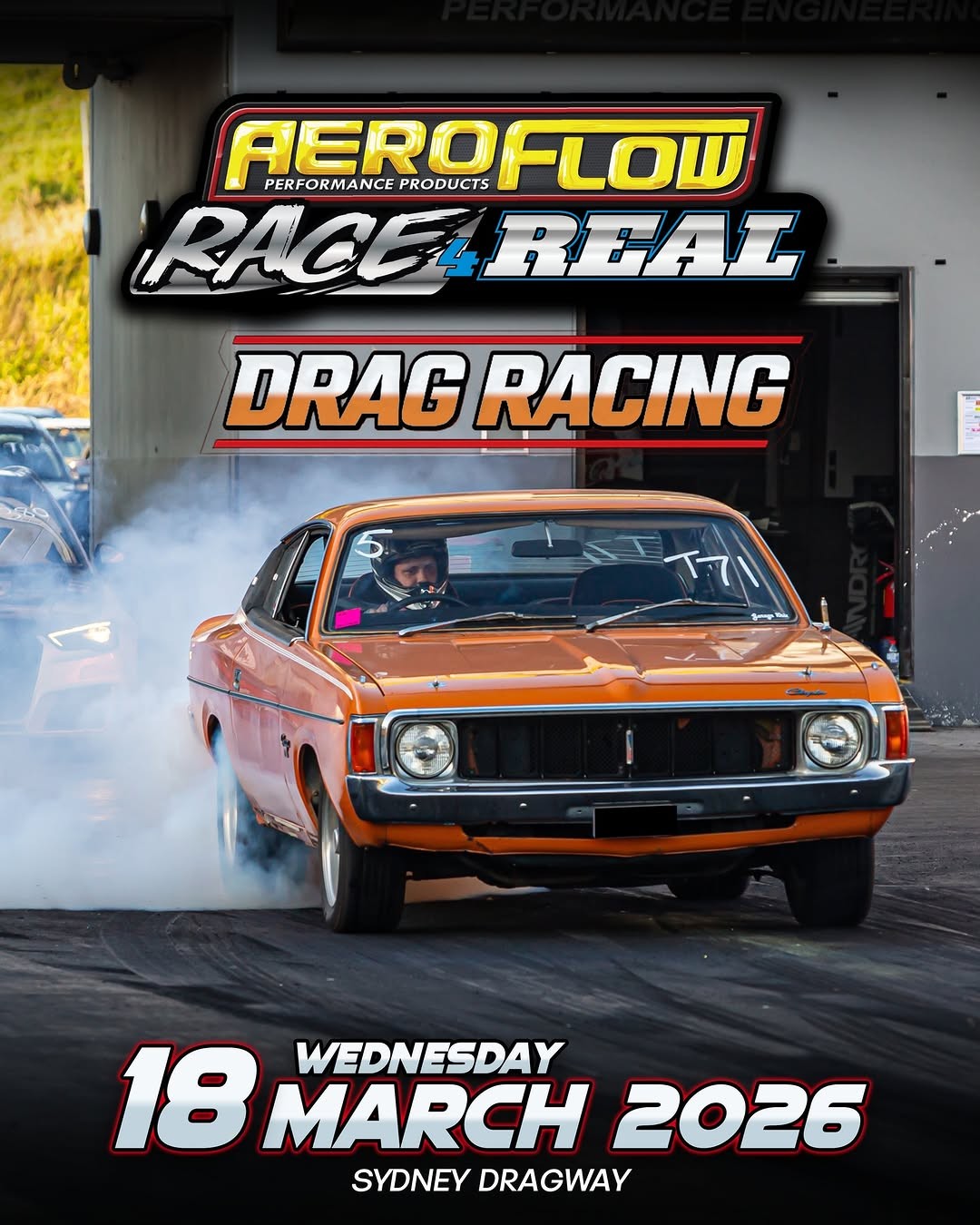 Aeroflow Race 4 Real — Muscle/JDM track day in Sydney, NSW on Wednesday 18 March 2026