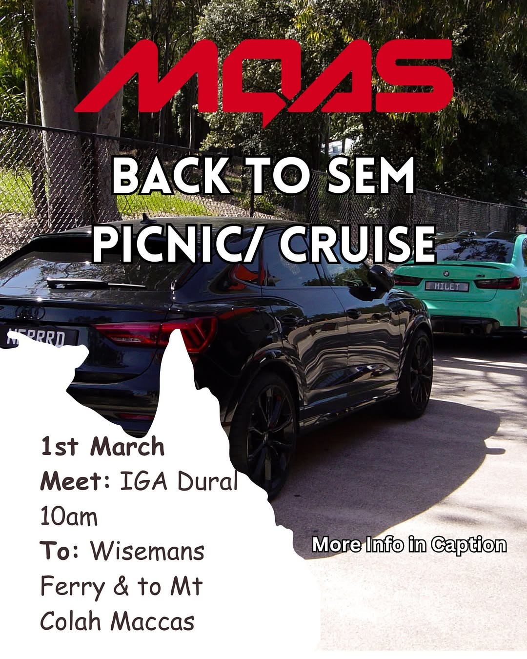 Back to Sem Picnic/Cruise — car meet in Sydney, NSW on Sunday 1 March 2026