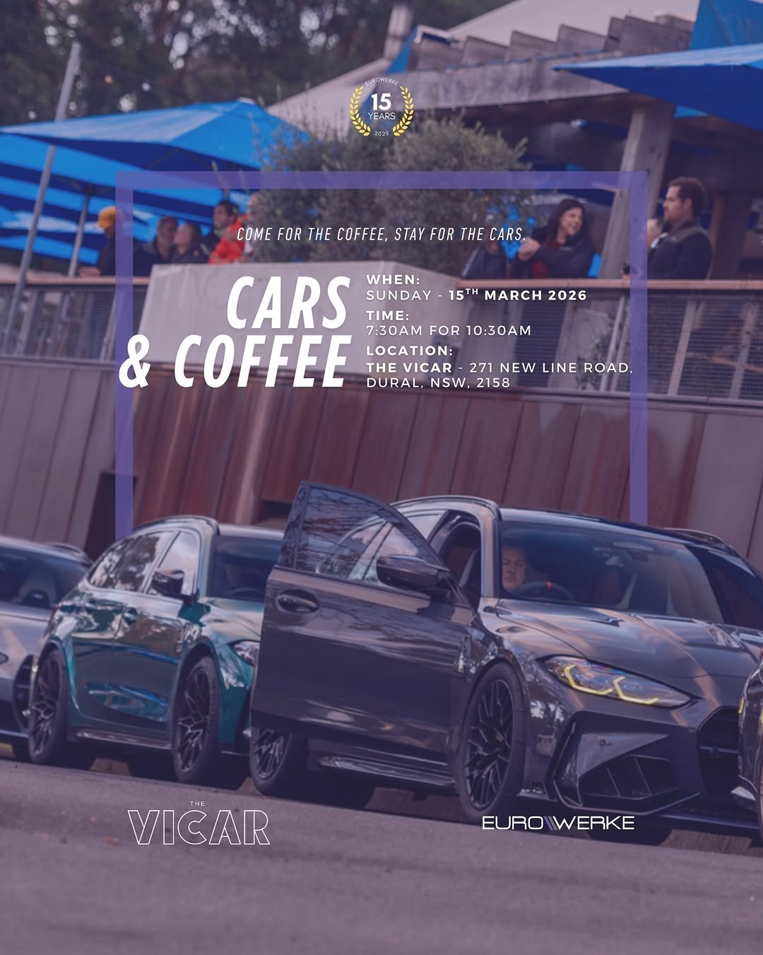 Eurowerke Cars & Coffee — Euro car meet in Sydney, NSW on Sunday 15 March 2026