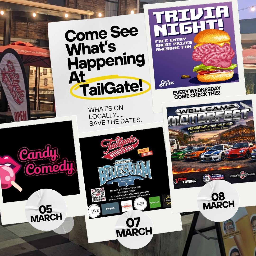 Wellcamp Motorfest Preview Day — Muscle car meet in Toowoomba, QLD on Sunday 8 March 2026
