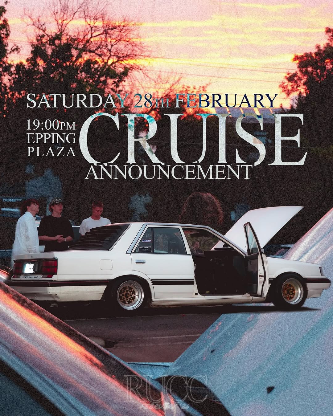 February Cruise — JDM/Classic car meet in Melbourne, VIC on Saturday 28 February 2026