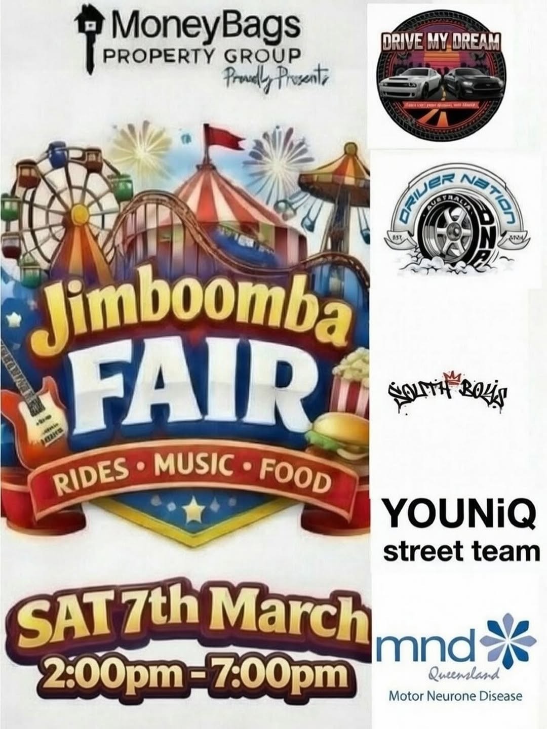 Jimboomba FAIR — JDM/Muscle car meet in Brisbane, QLD on Saturday 7 March 2026