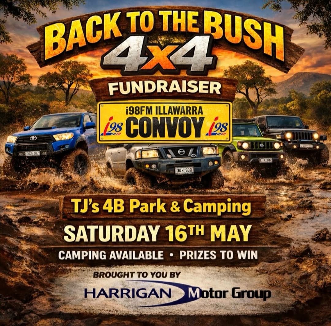 Back to the Bush 4x4 Fundraiser — 4x4 track day in Sydney, NSW on Saturday 16 May 2026