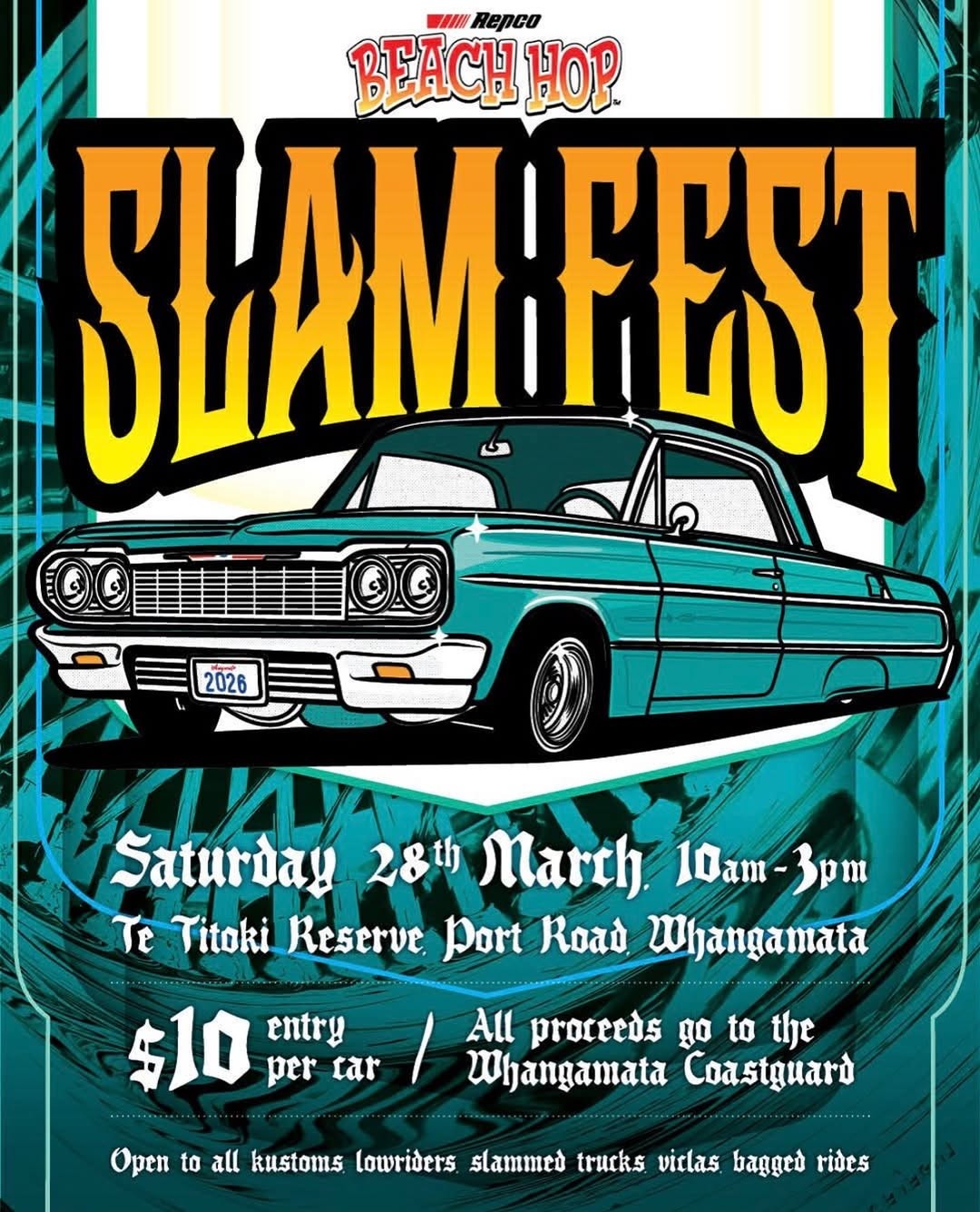 Slamfest — Stance/Classic car meet in International on Saturday 28 March 2026