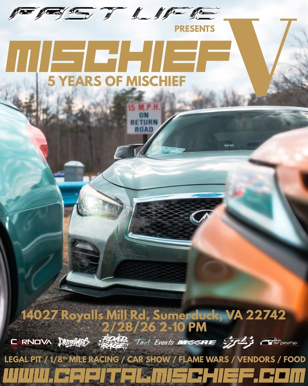 Mischief V — track day in International on Saturday 28 February 2026