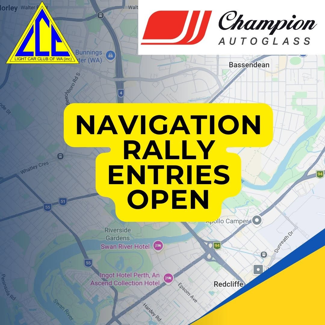 Navigation Rally Training Session — track day in Perth, WA on Wednesday 11 March 2026
