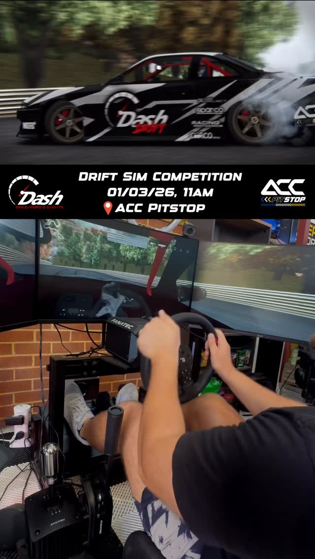 Drift Sim Competition — JDM track day in Perth, WA on Sunday 1 March 2026