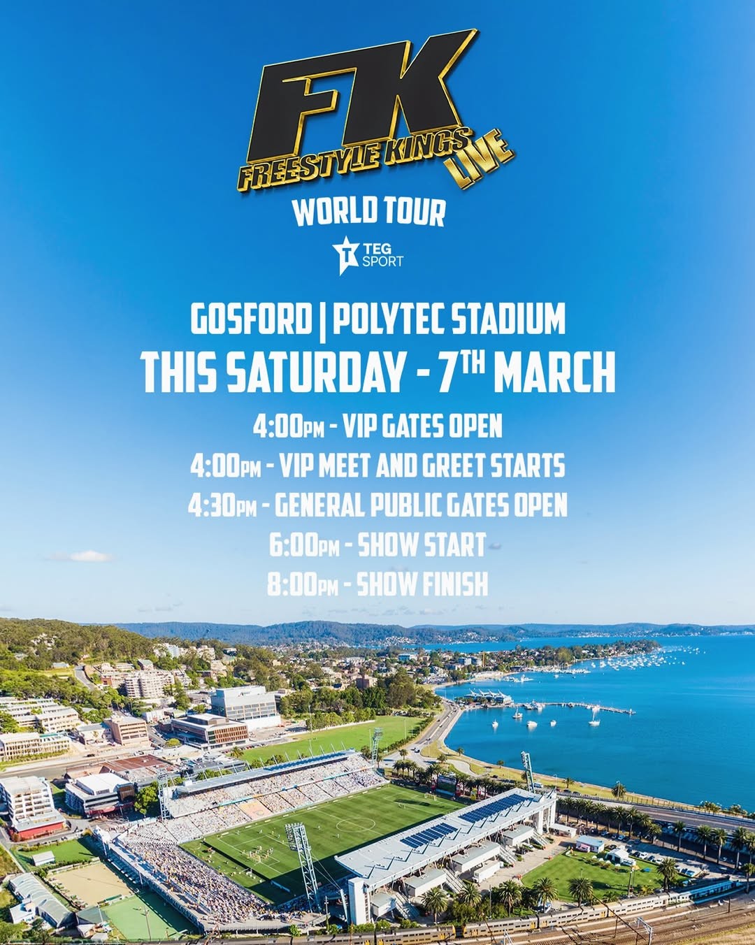 Freestyle Kings Live World Tour — spectator event in Sydney, NSW on Saturday 7 March 2026