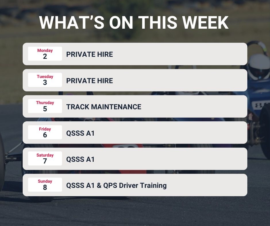 QSSS A1 — Muscle track day in Toowoomba, QLD on Friday 6 March 2026