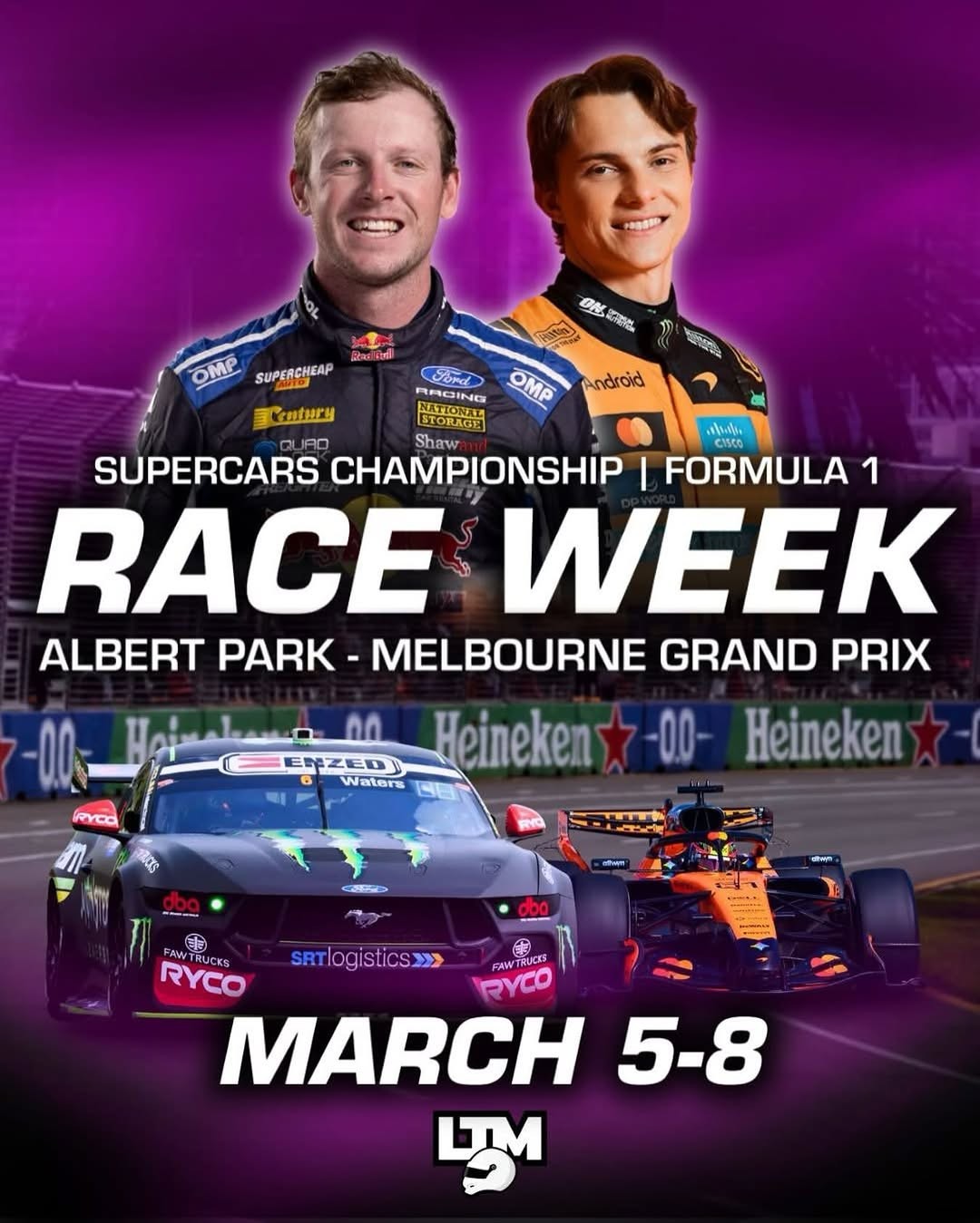 Supercars Championship | Formula 1 Race Week — spectator event in Melbourne, VIC on Thursday 5 March 2026
